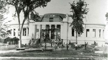 Construction of the Library began in 1894 and took three years. Photo by the Stoddard Studio